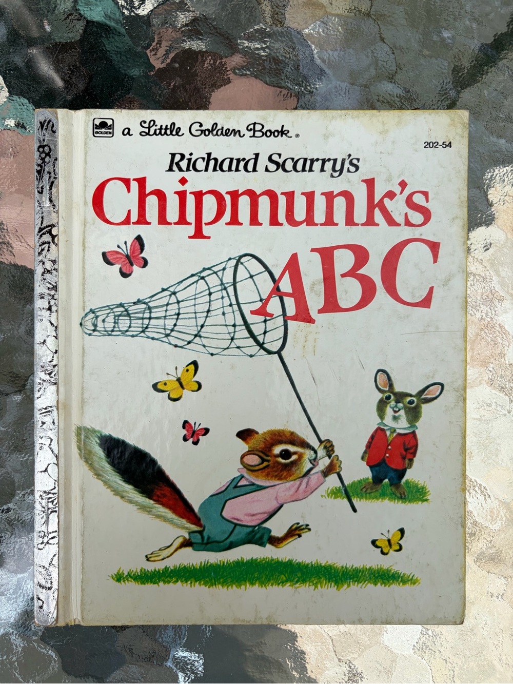 Vintage Little Golden Book Richard Scarry's Chipmunk's ABC childrens vtg - Picture 5 of 5